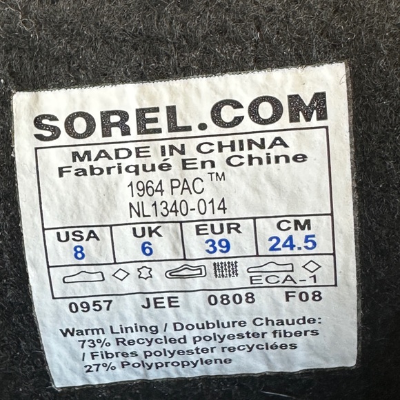 Sorel Houndstooth Joan Of Arctic Boot 8 - Picture 10 of 10